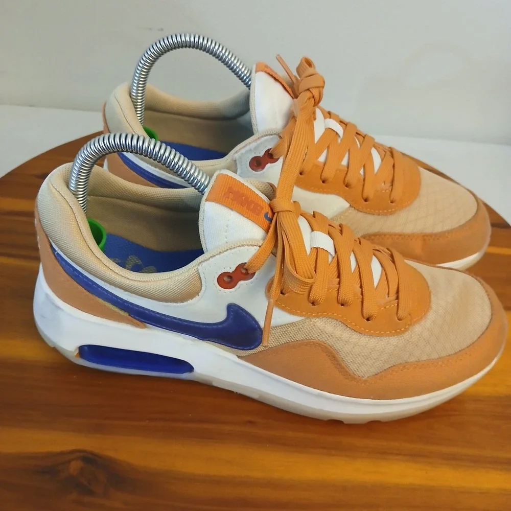 Nike Air Max Motif Kids 7Y Orange Running Shoes Sneakers DH9388-200